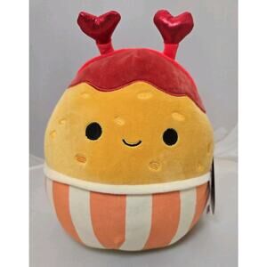 Squishmallows 9” Nestor The Chicken Nugget with Heart Headband Plush New Rare